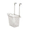 Spectrum Grid Tall Bathroom & Under Sink Organizer, Satin Nickel - Over the Cabinet Styling Station for Hair Dryer,