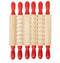 READY 2 LEARN Mini Textured Wooden Rolling Pins | Set of 6