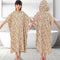 VOOVA & MOVAS Towels Robe for 8-14 Girl Teens,100% Cotton Poncho Towel