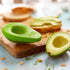 Food Huggers 2pc Silicone Avocado Huggers, Reusable Savers with Pit Storage, Large & Small, BPA Free