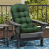 Outdoor Adirondack Chair Cushions Dark Green High Back Rocking Chair Cushion Indoor