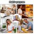 RyanDesign 4 Settings Adjustable Bread Slicer Guide - Thickness for Perfect Homemade Bread Slices, Food-Grade ABS Toast