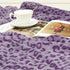 60"x80" Twin Size Blankets for Bed - Lightweight Purple Blanket Throw for Women, Soft Fuzzy Lavender Fleece Bedding