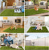 CooRug 30 17 Inches Fake Grass, x Artificial Grass for Dogs, Realistic Turf for Indoor Outdoor Door Mat Balcony Patio
