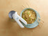 MagiCan Manual Can Opener - Heavy Duty Kitchen Gadget for Effortlessly Opening Cans, White Stainless Steel