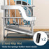 Countertop Consumest Sponge Holder for Kitchen Sink - Sink Caddy with Stainless Steel Self Drain Tray, Sink Organizer