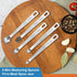 Wildone 14 Piece Stainless Steel Measuring Spoons Set, Includes 8 Double Sided Magnetic, 1 Leveler and 5 Mini
