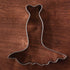 LILIAO Wedding Dress Cookie Cutter - 4 x 4.3 inches, Stainless Steel