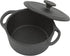 GoodCook Pre-Seasoned Cast Iron Mini Dutch Oven, Black