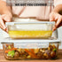 Razab 4 Pc Airtight Large Glass Food Storage Containers with Lids, BPA Free, Leak Proof Meal Prep Containers (2700ML &