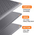 TranquilRelax 4/5 Inch 17.3"x 28" Thick Anti-Fatigue Kitchen Mat Water Resistant Non-Slip Kitchen Floor Mat Ergonomic