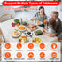 YOHHOS 6-Pad 3 3 Warming Mat for Food,Upgrade Food Warming Mat,Fast Heating Silicone Warmer Tray with Level Temperature