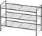 Simple Houseware 3-Tier Stackable Shoes Rack Storage Shelf, Black