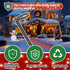 100 Pack 8.5"-10" C7 C9 Christmas Light Stakes for and String Lights,Outdoor Light Stakes,Yard