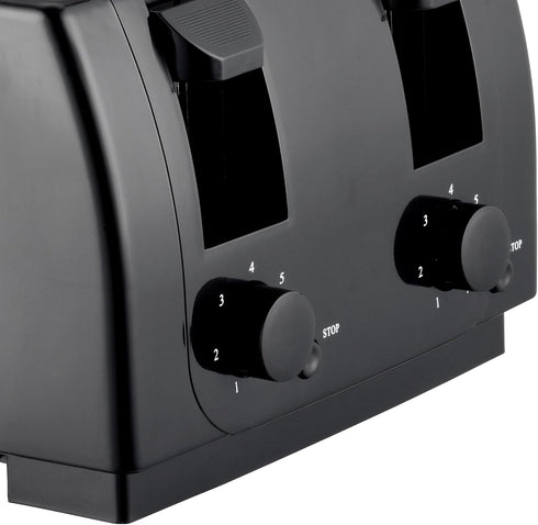 Brentwood TS-285 Toaster: Cool Touch, 4-Slice, Black