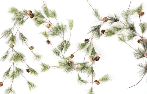 CraftMore Smokey Pine Garland, 6 Feet