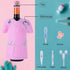 Nurse Gifts - Cool Christmas Gifts for Nurses, Wine Bottle Nurse Coat, Doctor Nurse Wine Bag for Celebrations