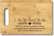 I Am the Bread of Life Christian Gifts for Women, Bamboo Cutting Board Decor, Christian Scripture Kitchen Gifts