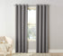 Sun Zero Becca Energy Efficient Grommet Curtain Panel, 40" x 95", Gray