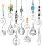 H&D HYALINE & DORA Set 7 Crystal Rainbow Suncatcher Glass Bead Chain