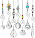 H&D HYALINE & DORA Set 7 Crystal Rainbow Suncatcher Glass Bead Chain