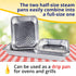 IDL Packaging Half-Size Aluminum Steam Table Pans, Medium, 13" x 11" x 2" (Pack of 10)