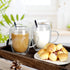 6 Pack 12oz 350ml LIBWYS Double Walled Coffee Cups Glasses Mugs, Espresso Cappuccino Latte Tea Cups with Handle, Heat
