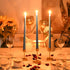 Zest Candle 12-Piece Taper Candles, 12-Inch, Light Blue