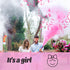 4 Pack 2 2 POPUPARTY Gender Reveal Confetti Powder Cannon | Pink & Blue - Confetti and Powder Poppers | Ideal for Baby