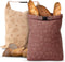 PURIME Beeswax Bread Bag Reusable Sourdough Bread Bags for Artisan Loaves Eco-Friendly, Washable
