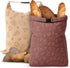 PURIME Beeswax Bread Bag Reusable Sourdough Bread Bags for Artisan Loaves Eco-Friendly, Washable