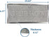 Air Filter Factory Replacement for Jenn-Air 71002111, 12-Layer Aluminum Mesh Grease Filter, 2-Pack