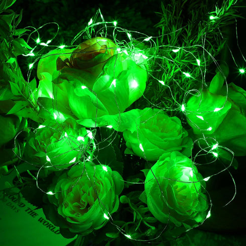 12 Pack 7 20 WATERGLIDE St. Patricks Day Fairy Lights Battery Operated (Included), ft LED Mini String Lights