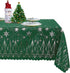 LUSHVIDA Christmas Tablecloth, 60 x 120 Inch Rectangle Table Cloth Washable Water