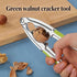 YOFAN Green Walnut Cracker Tool, Nutcrackers, Metal Nut Shell Openers, Nut Shell Breakers Crackers, Kitchen Tools