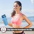 Mr. Pen Shaker Bottles for Protein Mixes, 28 oz, 2 Pack, Red and Blue, Protein Shaker Bottle with Wire Whisk Ball
