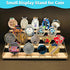 Card Display Stand, 20 Pack Small Acrylic Easel Stands for Challenge Coin, Graded Card, Sports Card, Baseball Card (2.2