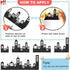 Marspark 10 Pieces Cake Border Decoration - Scenic Theme Cake Side Borders for Birthday Party Accessories