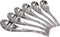 Set of 6 Functional Heavy-Weight Stainless Steel Soup Spoons, 6.5 x 1.8 Inches, Modern Look