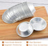 25 Pack Egg Tart Molds, Puto Molder Cookie Steamer Dessert Molds, Small Aluminum Nonstick Pans for Baking