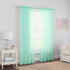 PAIRS TO GO Rod Pocket Sheer Window Curtains - 2 Panels for Bedroom or Living Room, 59 in x 63 in