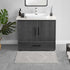 Jean Pierre New York Cotton StoneWash Medallion Bath Rug, 21x34 in., Grey