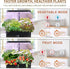 Clay Pebble Hydroponics Growing System Kit Indoor Herb Garden with Smart LED Grow Light, Adjustable Height