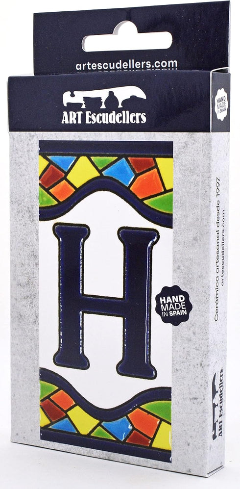 Handpainted House Letters - 4 Inch Tiles for Signs, Addresses, and Names
