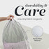 Mesh XL Laundry Bags - Pack of 2, Large 24" x 36", Durable with Secure Drawstring Closure (White)