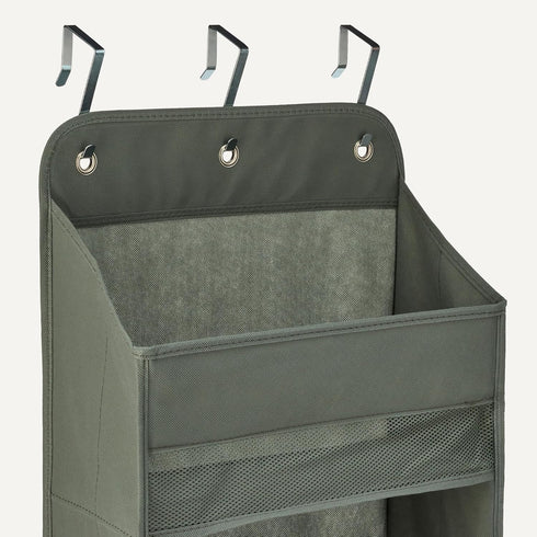 5 6.4 54.5 14.9 Amazon Basics Tier Over the Door Hanging Shoe Organizer, Large Capacity, Space Saving, x x in, Dark