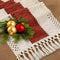 Socomi Boho Table Runner Summer Farmhouse Rustic Dining Kitchen Small Macrame Woven