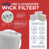 Air Filter Factory Replacement - 2-Pack for ReliOn RCM-832 Humidifier Wick Filters