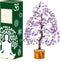 Crocon Amethyst Gemstone Tree Feng Shui Figurine Money Bonsai Good Luck Chakra Balancing