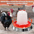 Winter,14" 5 Gallon,48W Chicken Water Heater for Heating Base for Metal/Plastic Chicken Waterer Poultry Founts Under
